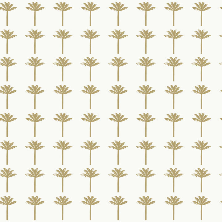 Palm Bay Gold Metallic Wallpaper by York Wallcoverings Water's Edge Resource Library Covers about 56.4 square feet 20.5-in by 33-ft long roll Prepasted 20.5 - Fabric Carolina -