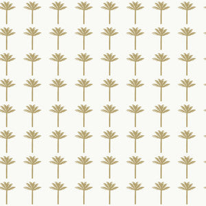 Palm Bay Gold Metallic Wallpaper by York Wallcoverings