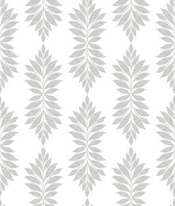 Broadsands Botanica Light Grey Wallpaper by Inspired by Color