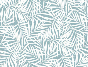 Oahu Fronds Light Blue Wallpaper by York Wallcoverings