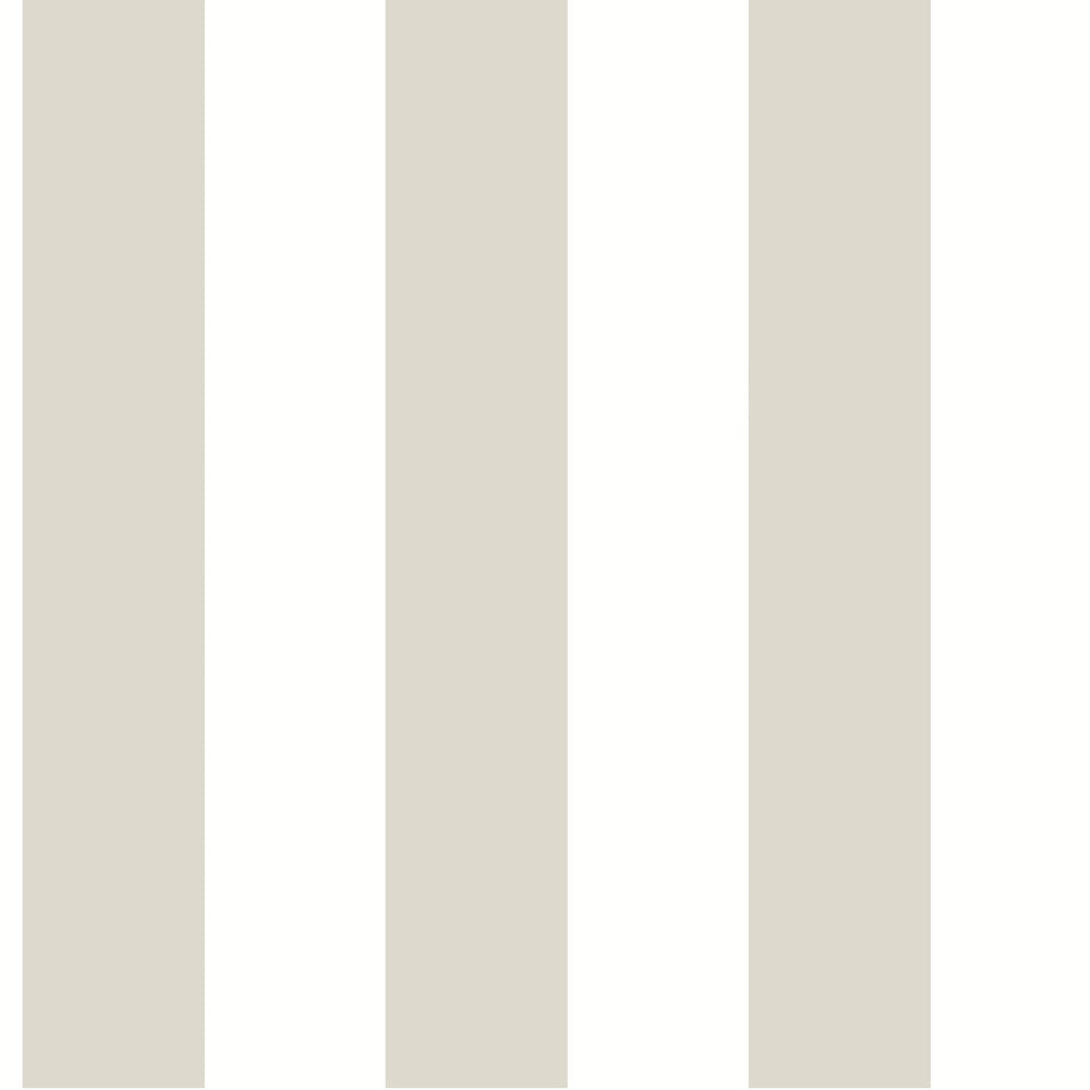 Awning Stripe Cream Wallpaper by York Wallcoverings Water's Edge Resource Library Covers about 56.4 square feet 20.5-in by 33-ft long roll Prepasted 0 - Fabric Carolina -
