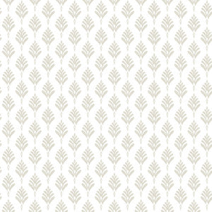 French Scallop Off White Wallpaper by York Wallcoverings