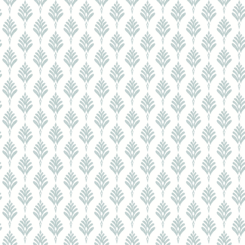 French Scallop Light Grey Wallpaper by York Wallcoverings Earthy Tones Covers about 56.4 square feet 20.5-in by 33-ft long roll Prepasted 20.5 - Fabric Carolina -
