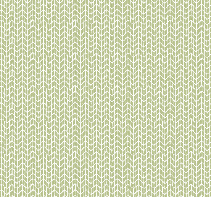 Green Limonaia Wave Wallpaper by York Wallcoverings Conservatory Covers about 60.8 square feet 27-in by 27-ft long roll Prepasted 25.25 - Fabric Carolina -