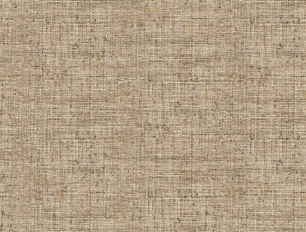 Papyrus Weave Brown Wallpaper by York Wallcoverings Grasscloth Resource Library Covers about 60.8 square feet 27-in by 27-ft long roll Prepasted 20.5 - Fabric Carolina -