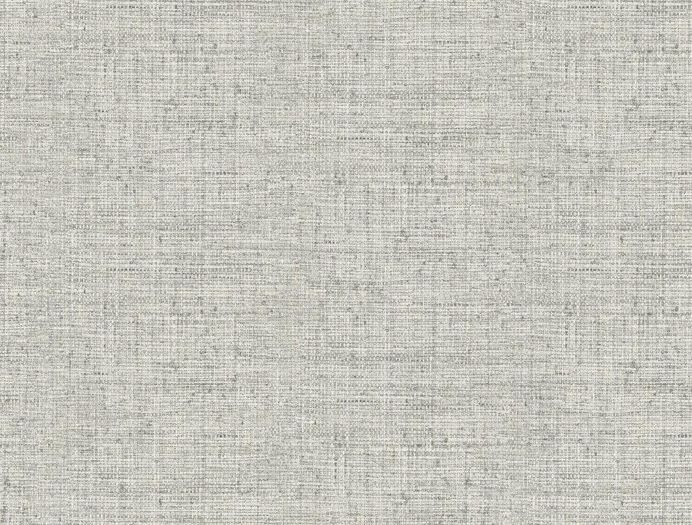 Papyrus Weave White Wallpaper by York Wallcoverings Grasscloth Resource Library Covers about 60.8 square feet 27-in by 27-ft long roll Prepasted 20.5 - Fabric Carolina -
