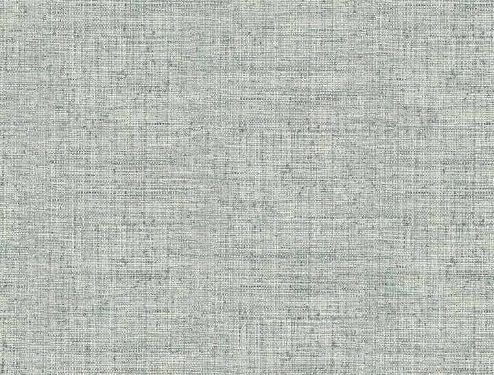 Papyrus Weave Blue Wallpaper by York Wallcoverings Grasscloth Resource Library Covers about 60.8 square feet 27-in by 27-ft long roll Prepasted 20.5 - Fabric Carolina -