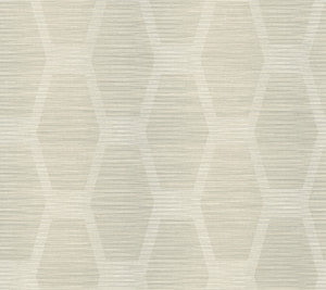Greige Congas Stripe Wallpaper by York Wallcoverings