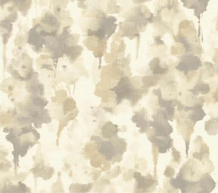 Mirage Dark Taupe & Gold Wallpaper by Candice Olson Candice Olson Modern Nature Covers about 60.8 square feet 27-in by 27-ft long roll Unpasted 24 - Fabric Carolina -