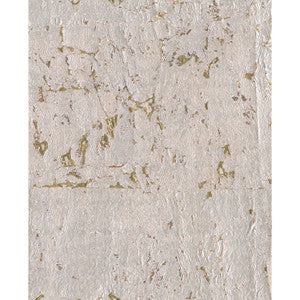 Cork Gold & Silver Metallic Wallpaper by Candice Olson