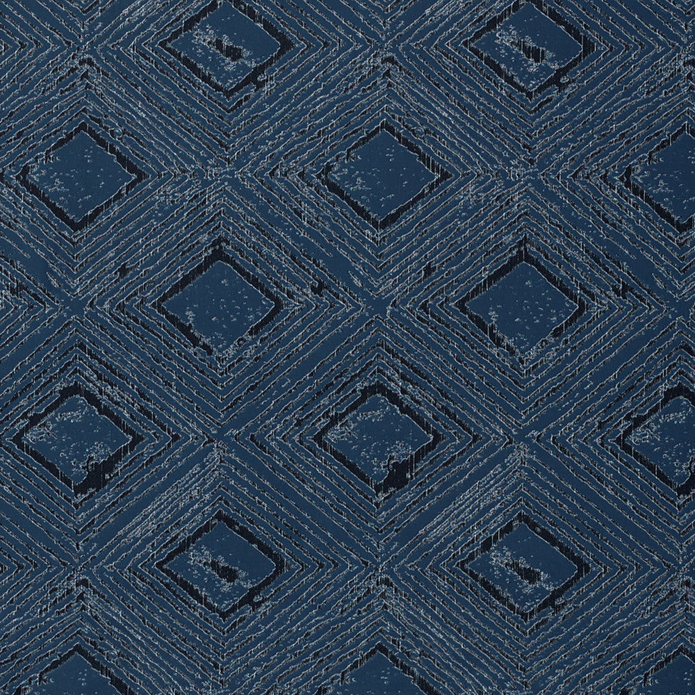 Calistoga A Dark Blue by Europatex Fabric Calistoga 83% Polyester, 17% Viscose 19.68" H, 11.25" V 55.00 inches - Fabric Carolina -