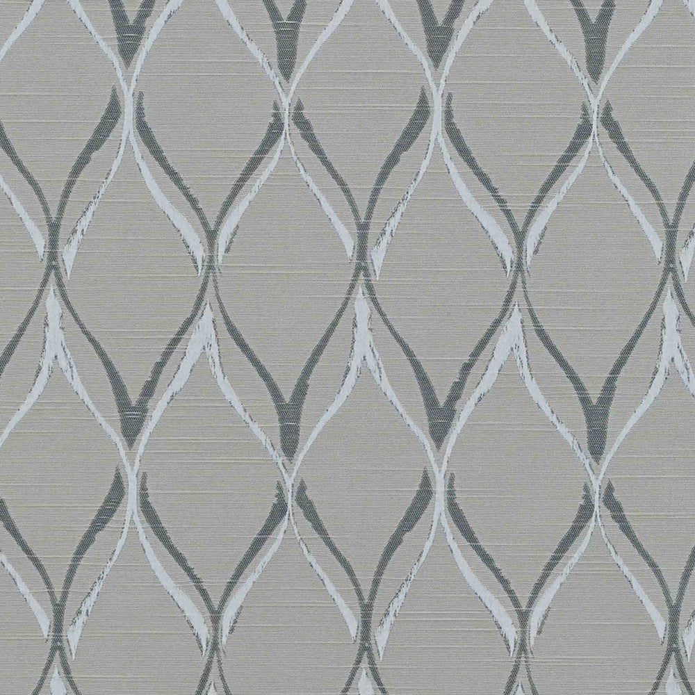 Calistoga B Silver by Europatex Fabric Calistoga 83% Polyester, 17% Viscose 2.46" H, 6.69" V 55.00 inches - Fabric Carolina -