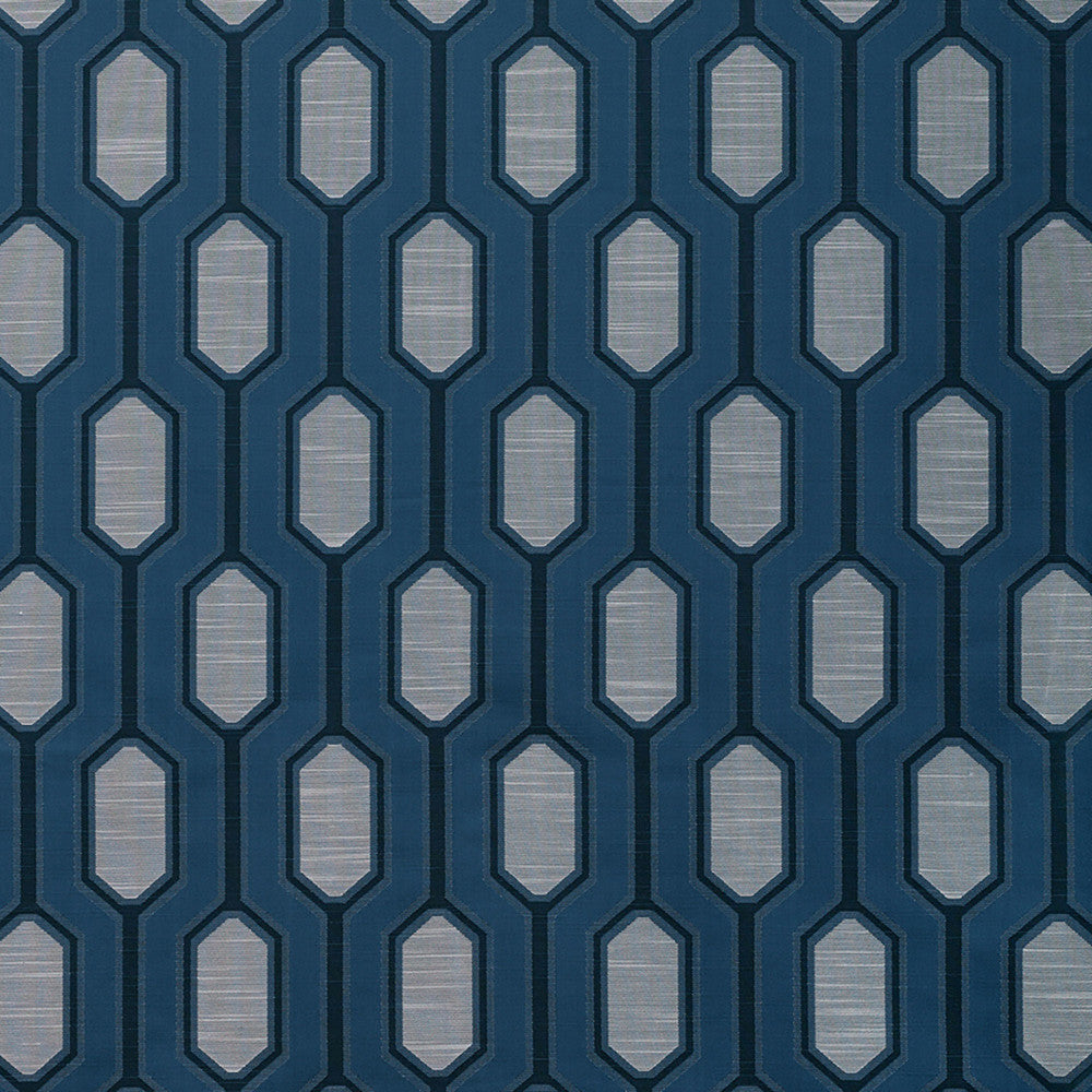 Calistoga E Dark Blue by Europatex Fabric Calistoga 66% Polyester, 17% Viscose, 17% Cotton 4.92 H" , 8.58" V 55.00 inches - Fabric Carolina -