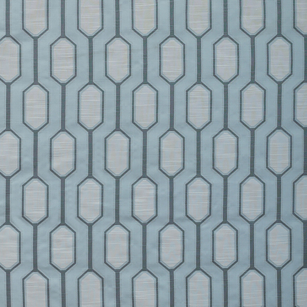 Calistoga E Light Blue by Europatex Fabric Calistoga 66% Polyester, 17% Viscose, 17% Cotton 4.92 H" , 8.58" V 55.00 inches - Fabric Carolina -