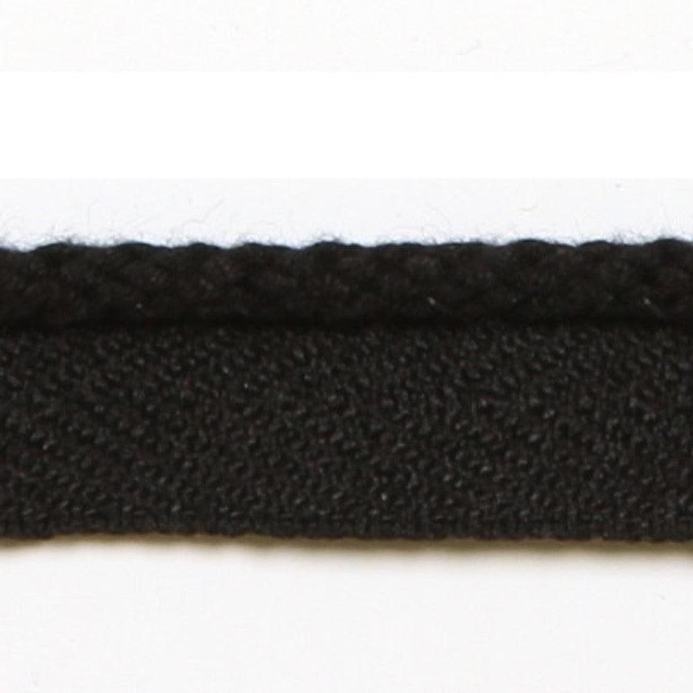 Calypso Black by Europatex Designer Fabric Designers Choice 61% Fibranne, 37% Polyester, 2% Nylon 0.25 inches - Swanky Fabrics -