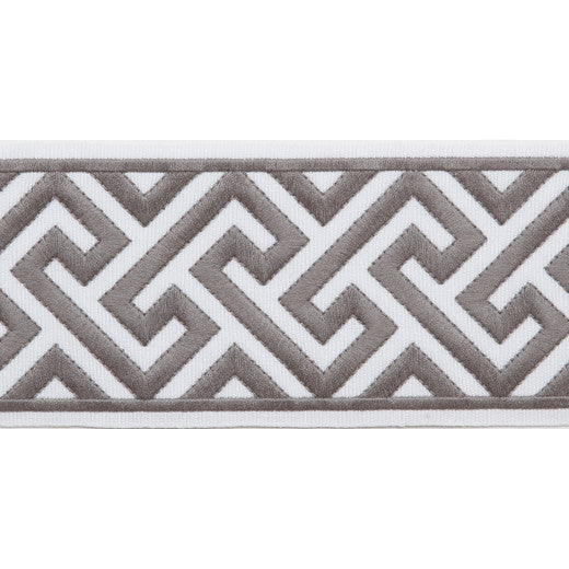 Capri - Gray by Europatex Designer Fabric Capri 51% Fibranne, 49% Polyester China See Sample Horizontal: N/A and Vertical: N/A 3.50 inches  - Swanky Fabrics -