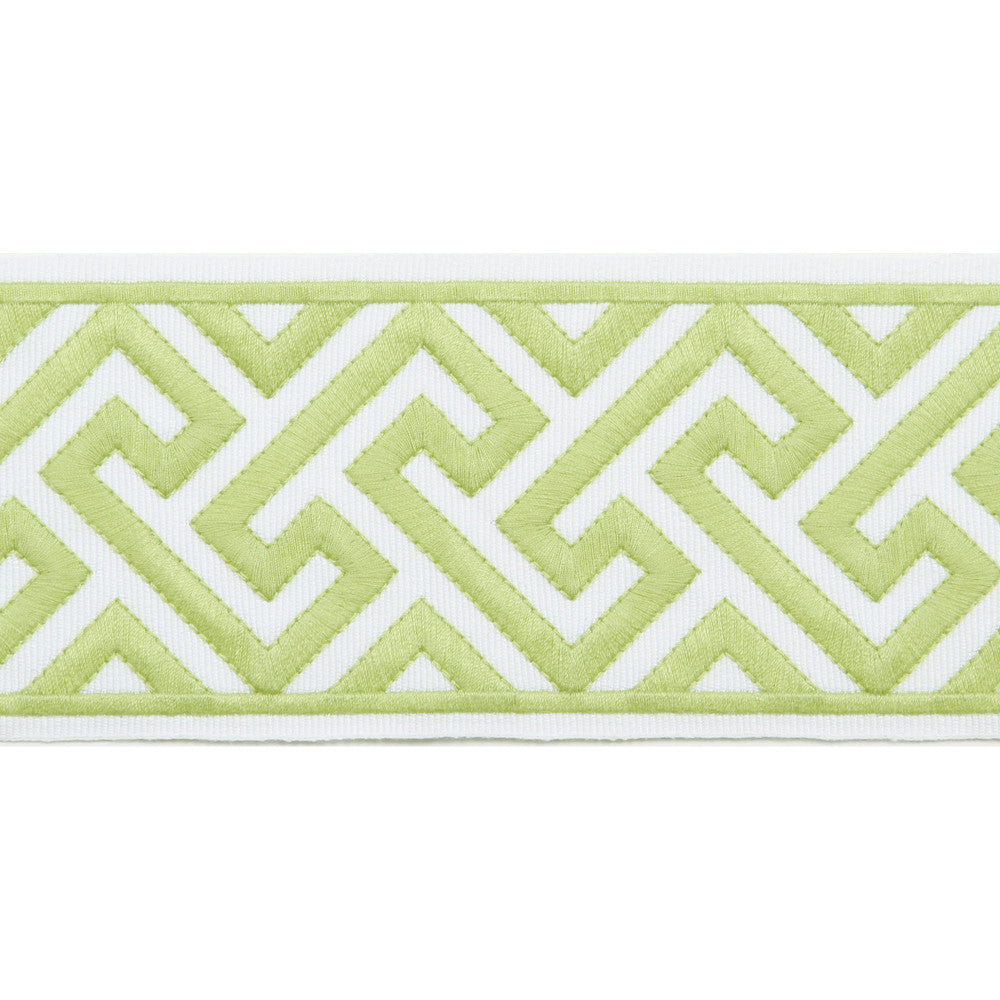 Capri Key Lime by Europatex Designer Fabric Capri 51% Fibranne, 49% Polyester 3.50 inches - Swanky Fabrics -