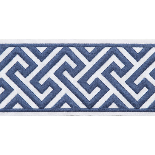 Capri - Marine by Europatex Designer Fabric Capri 51% Fibranne, 49% Polyester China See Sample Horizontal: N/A and Vertical: N/A 3.50 inches  - Swanky Fabrics -