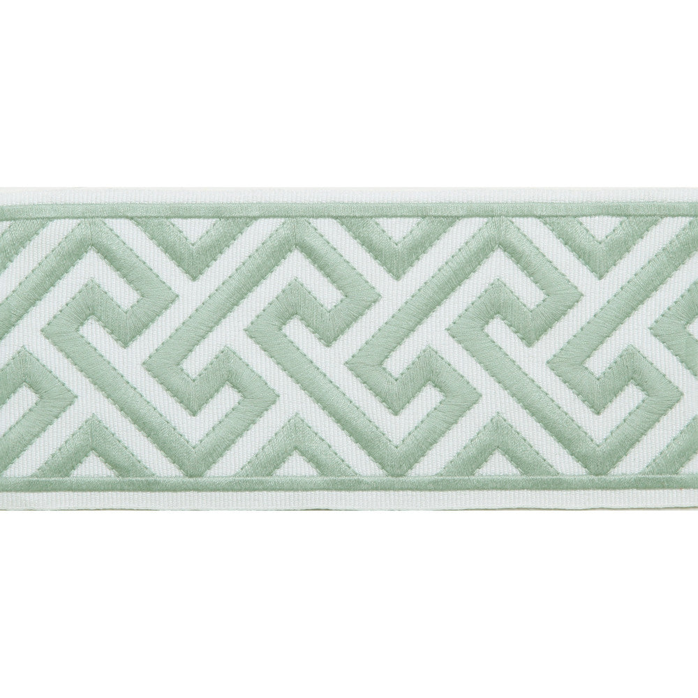 Capri Spearmint by Europatex Designer Fabric Capri 51% Fibranne, 49% Polyester 3.50 inches - Swanky Fabrics -