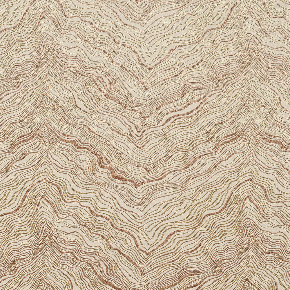 Carrea Rose Gold by Europatex Fabric Social Affair 100% Polyester China Horizontal: 14.2" and Vertical: 16.5" 110" - Fabric Carolina -