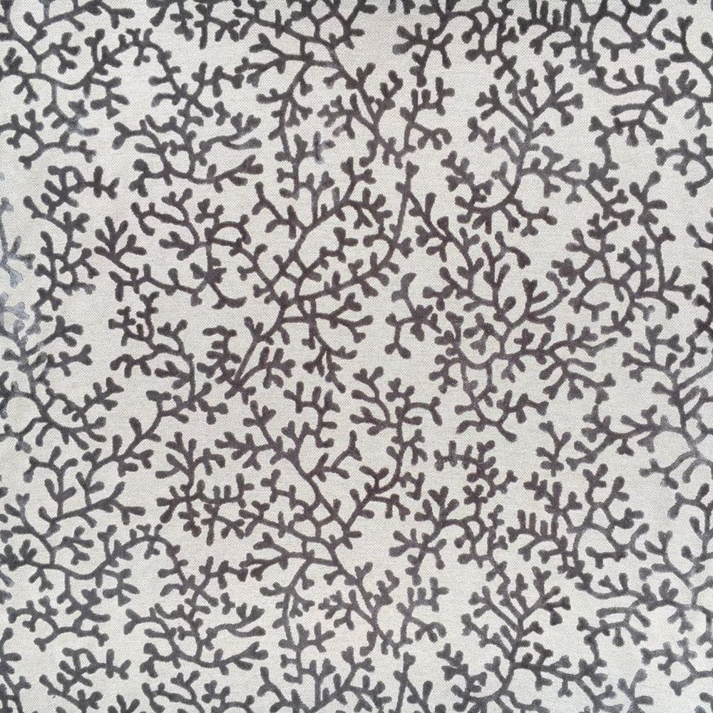 Charleston Steel by Europatex Fabric Charleston 72% Polyester/28%Viscose China 20,000 Double Rubs Horizontal: 19.3" and Vertical: 15" 56" - Fabric Carolina -