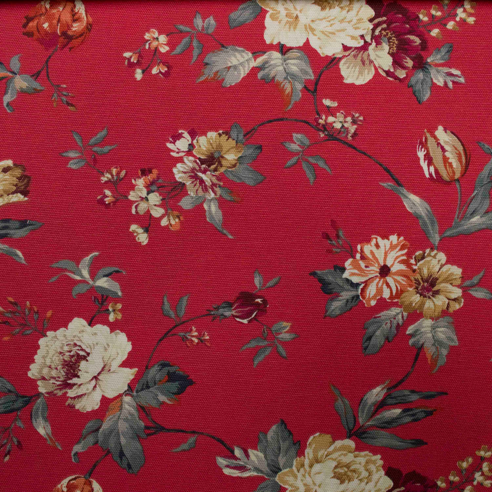 Valencia Charlotte Berry by Europatex Fabric Valencia 55% Cotton, 45% Polyester Spain 35,000 Double Rubs Horizontal: 12.6 and Vertical: 13.8 56" - Fabric Carolina -