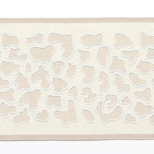 Cheetah Bone by Europatex Fabric Cheetah & Hannah Collection 45% Polyester / 10% Rayon / 45% Fibranne China See Sample Horizontal: N/A and Vertical: N/A 4.00 inches  - Fabric Carolina -