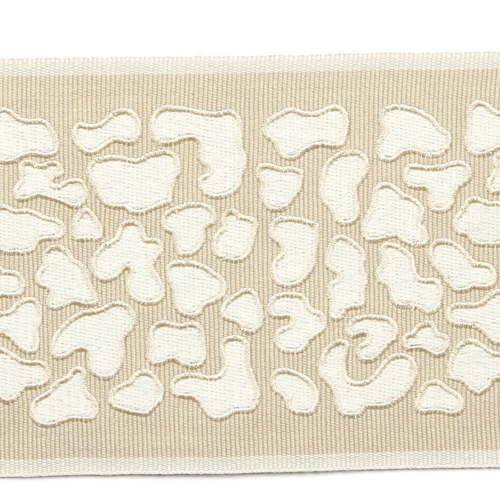 Cheetah Fawn by Europatex Designer Fabric Cheetah & Hannah Collection 45% Polyester / 10% Rayon / 45% Fibranne 4.00 inches - Swanky Fabrics -