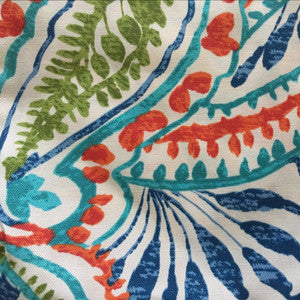 Chiffon Leaf Multi by Europatex Fabric