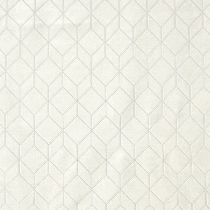 Cologne A PureWhite by Europatex Fabric Cologne 100% Polyester 3.03"H, 6.01" V 55.00 inches - Fabric Carolina -