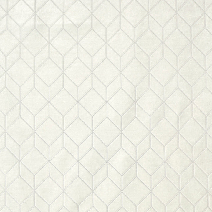 Cologne A PureWhite by Europatex Designer Fabric Cologne 100% Polyester 3.03"H, 6.01" V 55.00 inches - Swanky Fabrics -