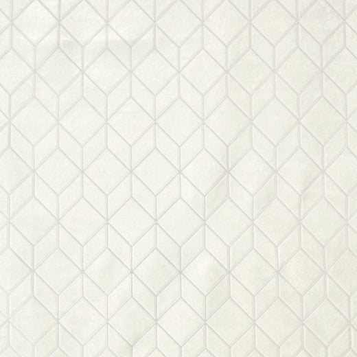 Cologne A - Pure White by Europatex Fabric Cologne 100% Polyester China See Sample Horizontal: N/A and Vertical: N/A 55.00 inches  - Fabric Carolina -