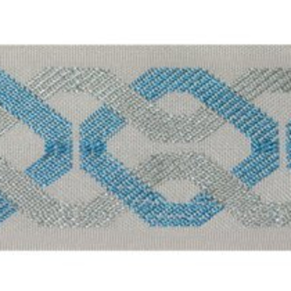 Colosseum Blue Mix by Europatex Fabric Tapes Galore 100% Polyester 3.5" 2.00 inches - Fabric Carolina -
