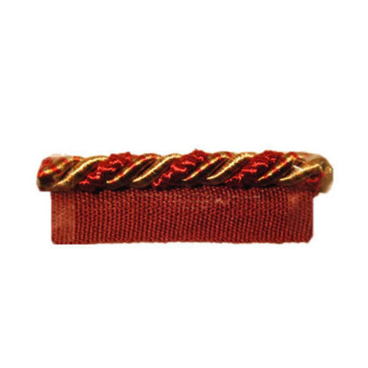 Cord Col. 7238 - Stadium Red by Europatex Fabric Cord 100% Polyester China See Sample Horizontal: N/A and Vertical: N/A 0.38 inches  - Fabric Carolina -