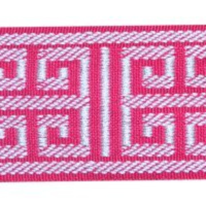 Corinth Fuschia by Europatex Fabric Tapes Decor 100% Polyester 2.00 inches - Fabric Carolina -