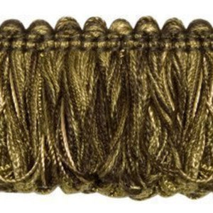 Countryside Looped Fringe Wenge by Europatex Fabric