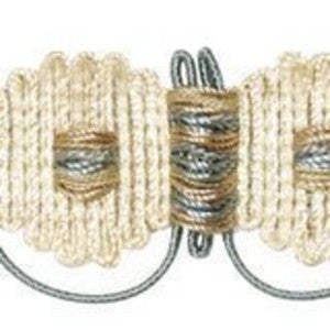 Countryside Basketweave Border Dutchess by Europatex Fabric