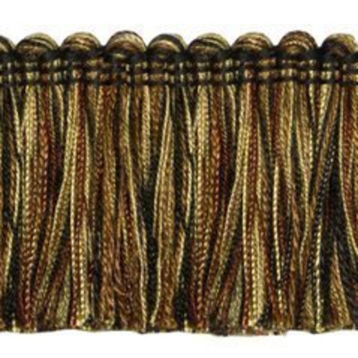 Countryside 2" Brushed Fringe Col. Ebony by Europatex Fabric Countryside 50% Polyester / 50% Rayon China See Sample Horizontal: N/A and Vertical: N/A 2.00 inches  - Fabric Carolina -