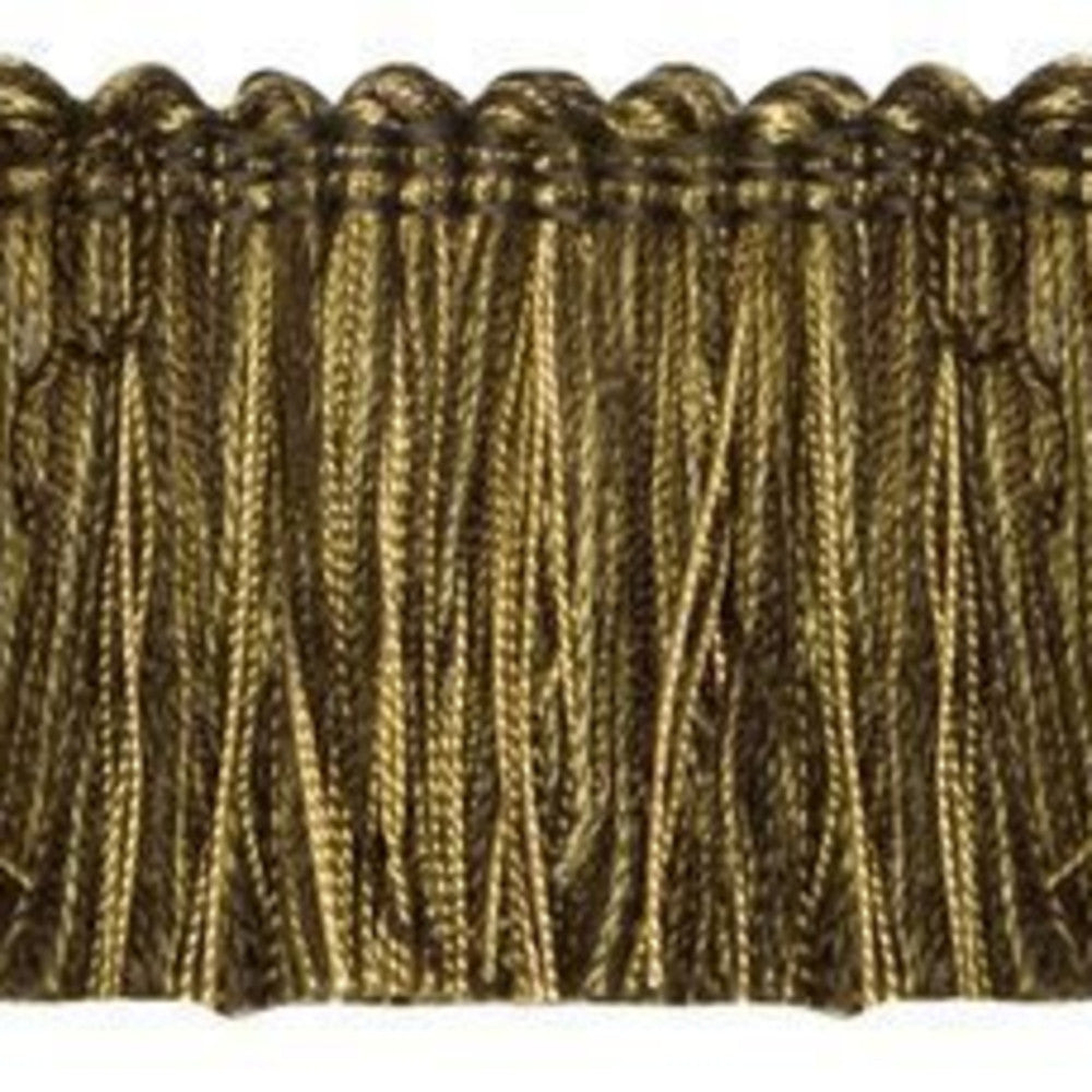 Countryside Brushed Fringe Wenge by Europatex Fabric Countryside 50% Polyester, 50% Rayon 2.00 inches - Fabric Carolina -