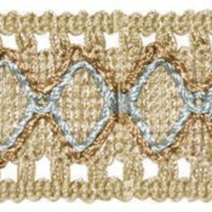 Diamond Border Col. Dutchess by Europatex Fabric