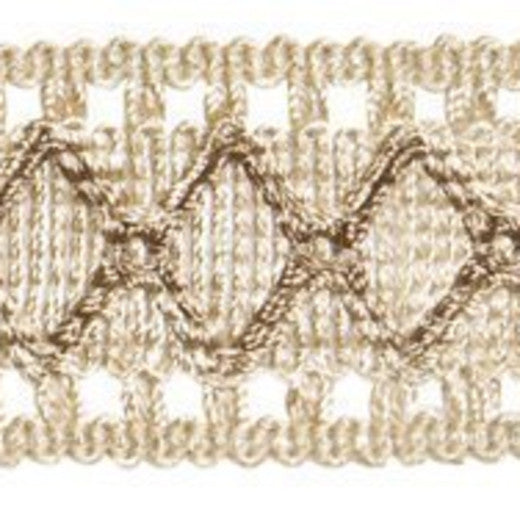 Diamond Border Col. Winter Wheat by Europatex Fabric Countryside 50% Polyester / 50% Rayon China See Sample Horizontal: N/A and Vertical: N/A 1.50 inches  - Fabric Carolina -
