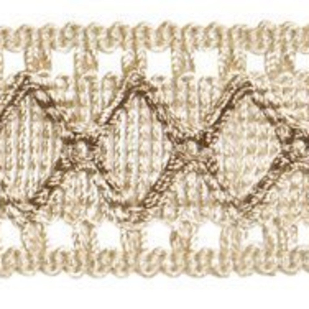 Countryside Diamond Border Winter Wheat by Europatex Fabric Countryside 50% Polyester, 50% Rayon 1.50 inches - Fabric Carolina -