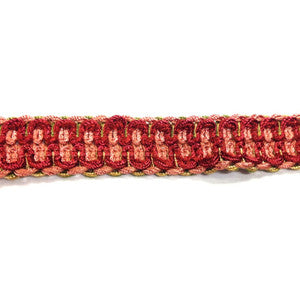 Countryside Traditional Gimp Coral by Europatex Fabric