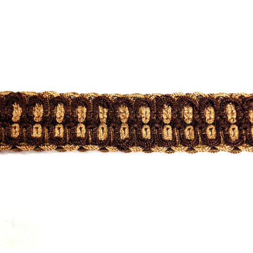 Countryside Traditional Gimp Col. Wenge by Europatex Fabric Countryside 50% Polyester / 50% Rayon China See Sample Horizontal: N/A and Vertical: N/A 1.00 inches  - Fabric Carolina -