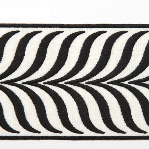 Crest - Black by Europatex Fabric Crest  China See Sample Horizontal: N/A and Vertical: N/A 3.43 inches  - Fabric Carolina -