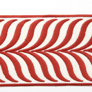 Crest Coral by Europatex Fabric