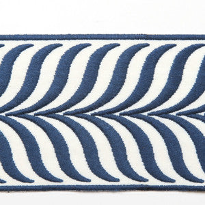 Crest Indigo by Europatex Fabric