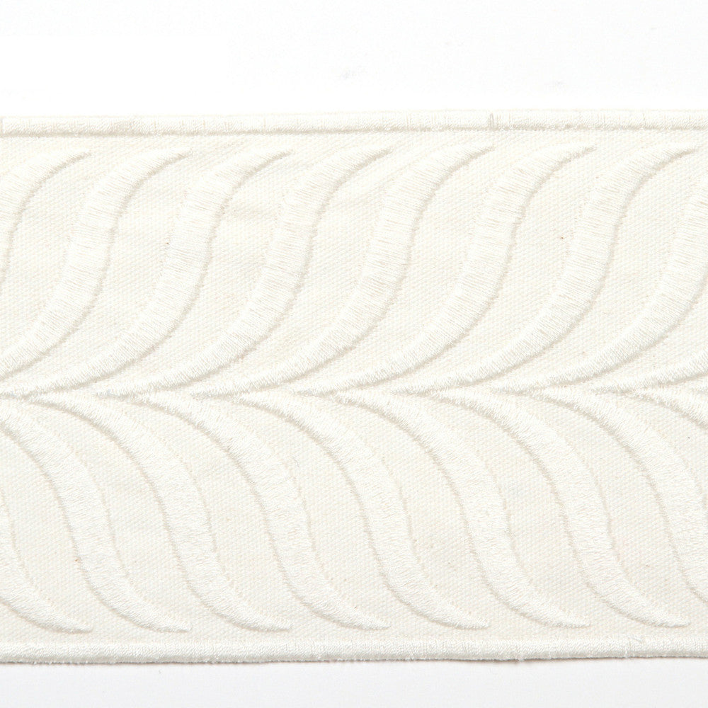 Crest Ivory by Europatex Fabric Crest & Dimensions 100% Polyester 3.43 inches - Fabric Carolina -