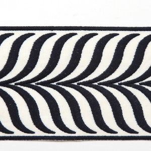 Crest Navy by Europatex Fabric