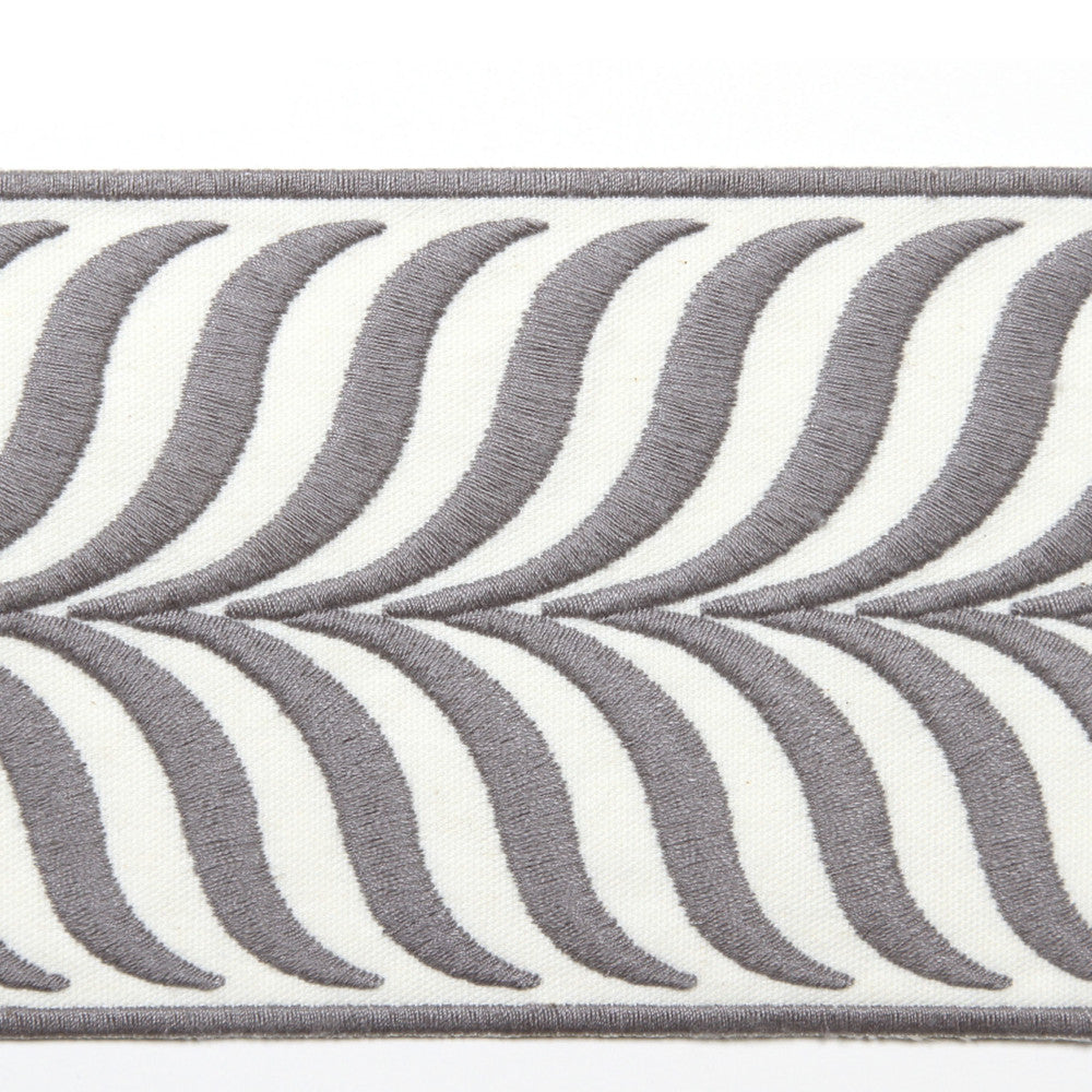 Crest Shadow by Europatex Designer Fabric Crest & Dimensions 100% Polyester 3.43 inches - Swanky Fabrics -